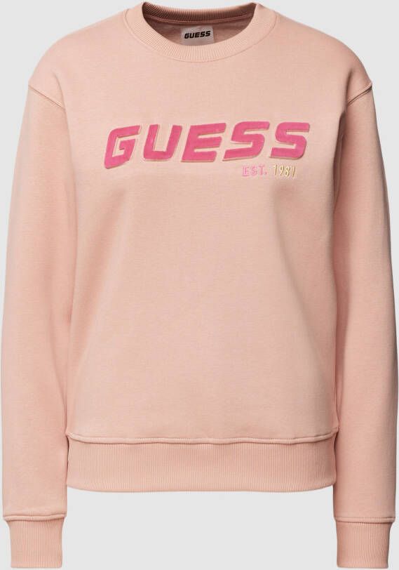 Guess Sweatshirt met labeldetail model 'ALLANIS'
