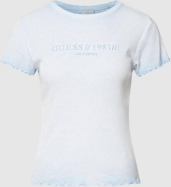 Guess T-shirt met golvende zoom model 'ENDURINE'