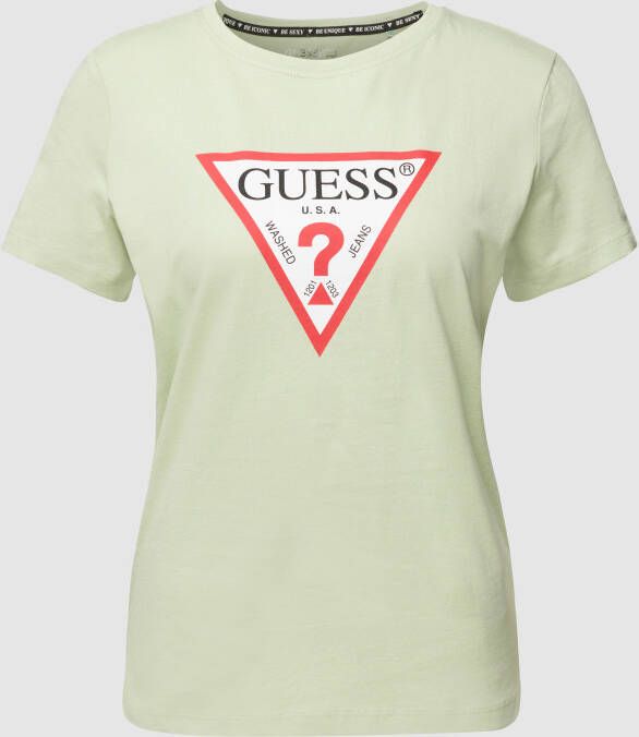 Guess T-shirt met labelprint