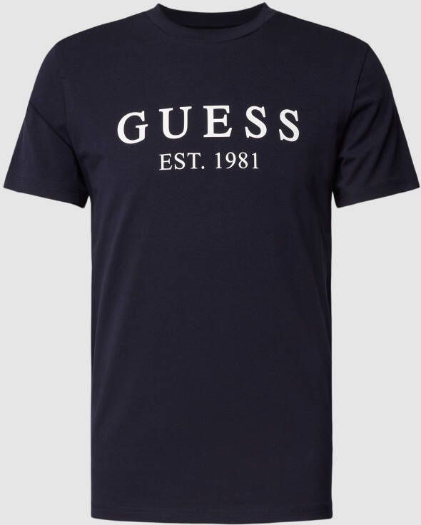 Guess T-shirt met labelprint