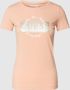 Guess T-shirt met labelprint model 'ROUND LOGO TEE' - Thumbnail 1