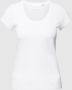 Guess Dames-T-shirt Logo Scoop Wit Dames - Thumbnail 1
