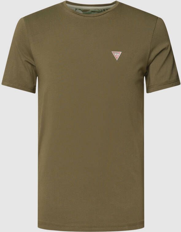 Guess T-shirt met logostitching model 'JOE'