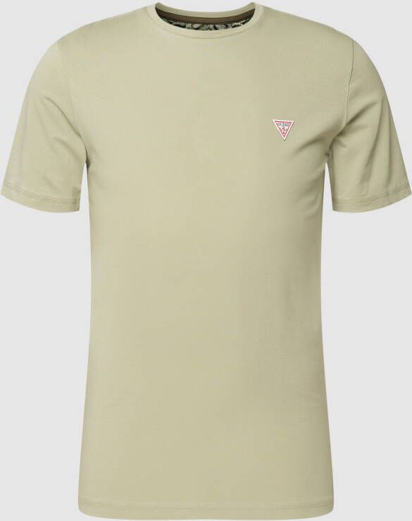 Guess T-shirt met logostitching model 'JOE'