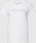 Guess Dames T-shirt Lente Zomer Collectie Katoen White Dames - Thumbnail 2
