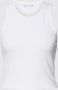 Guess Tanktop van een mix van viscose en elastaan met labeldetail model 'DENISE' - Thumbnail 1