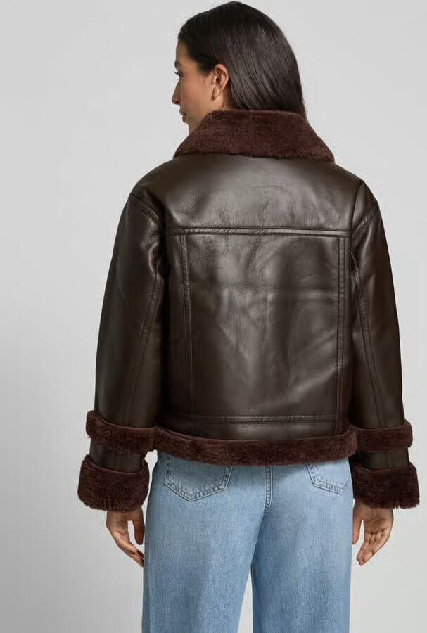 GUIDO MARIA KRETSCHMER WOMAN Bikerjack in leerlook model 'Enie'