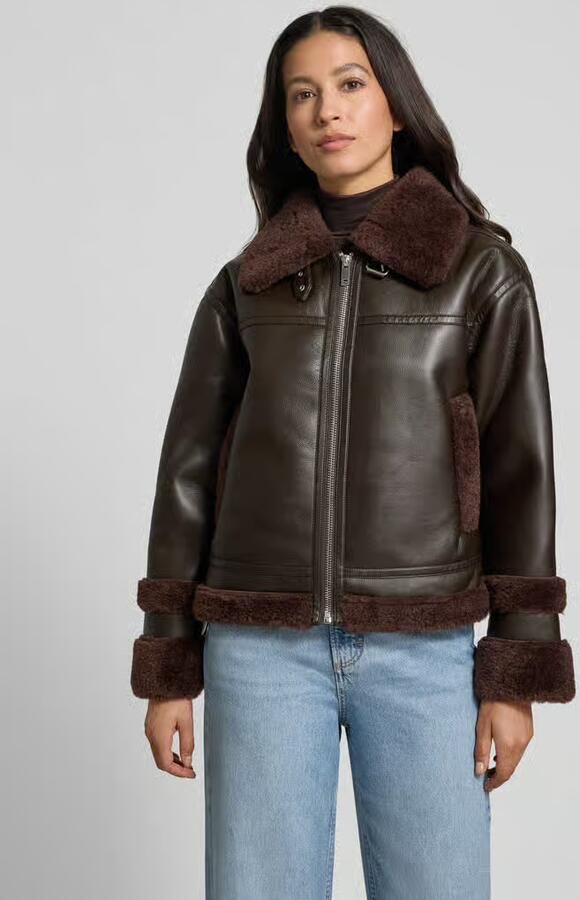 GUIDO MARIA KRETSCHMER WOMAN Bikerjack in leerlook model 'Enie' - Foto 2