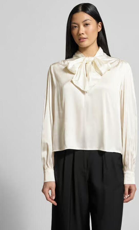 GUIDO MARIA KRETSCHMER WOMAN Blouseshirt met plooien model 'Evelin' - Foto 4