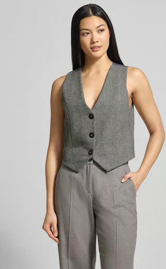 GUIDO MARIA KRETSCHMER WOMAN Bodywarmer van wolmix Model Loretta - Foto 2