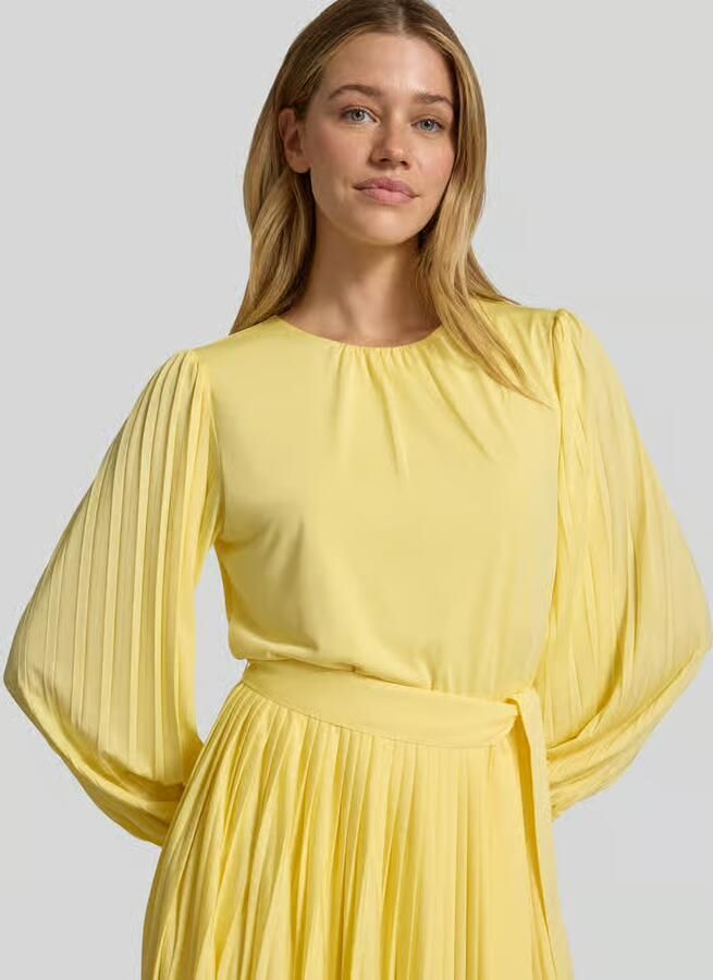 GUIDO MARIA KRETSCHMER WOMAN cocktailjurk met plissévouwen model 'Celina'