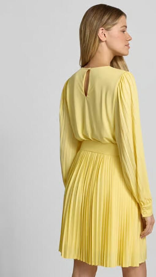 GUIDO MARIA KRETSCHMER WOMAN cocktailjurk met plissévouwen model 'Celina'