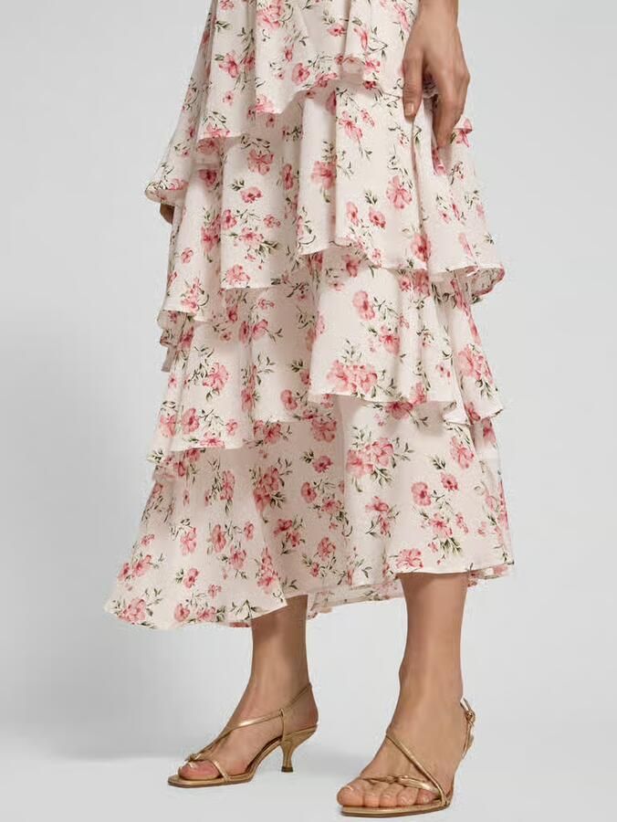 GUIDO MARIA KRETSCHMER WOMAN Cocktailjurk van viscose in laagjeslook GMK for Bridgerton