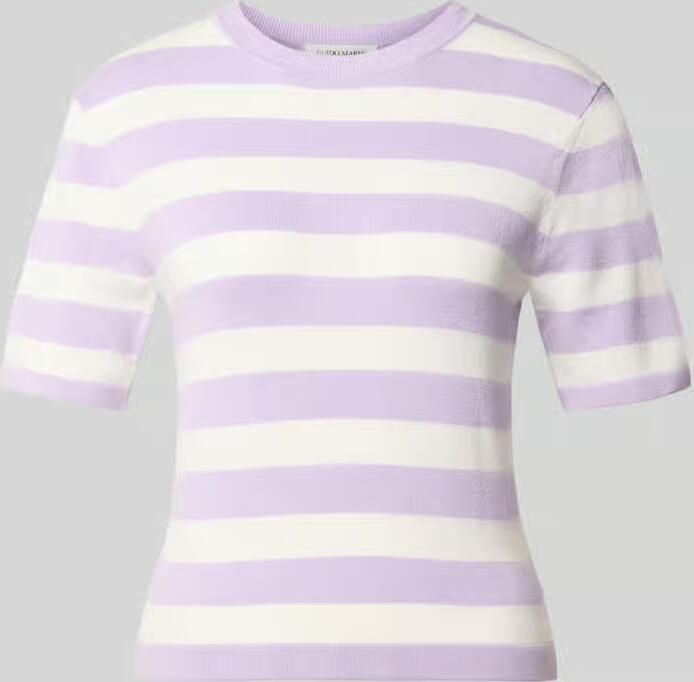GUIDO MARIA KRETSCHMER WOMAN Gebreid shirt van viscosemix in allover-look model 'Maria' - Foto 2