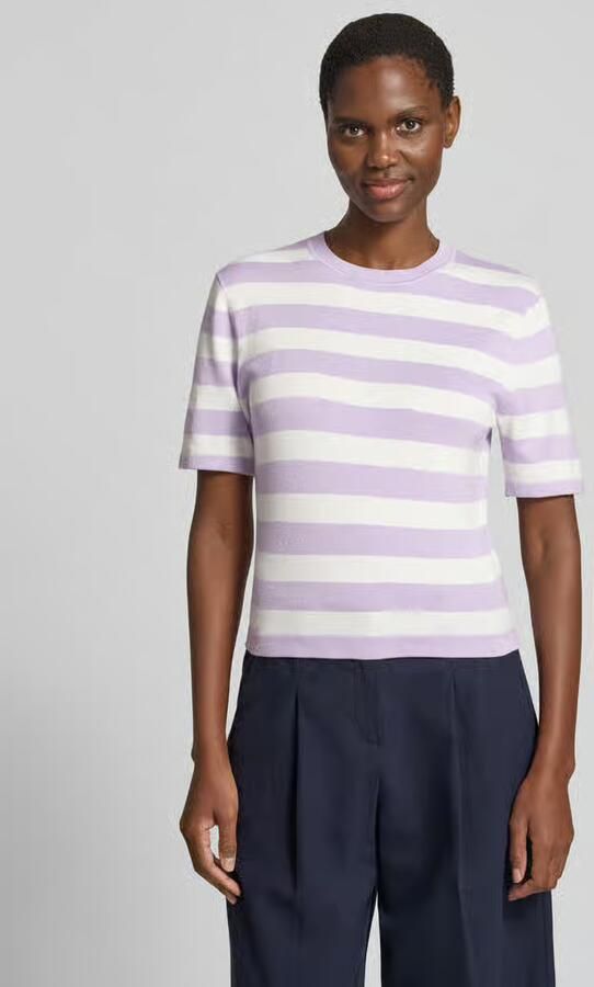 GUIDO MARIA KRETSCHMER WOMAN Gebreid shirt van viscosemix in allover-look model 'Maria' - Foto 3