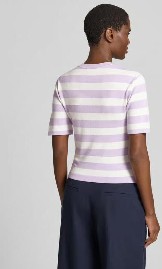 GUIDO MARIA KRETSCHMER WOMAN Gebreid shirt van viscosemix in allover-look model 'Maria' - Foto 2