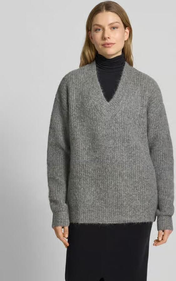 GUIDO MARIA KRETSCHMER WOMAN Gebreide pullover van alpacamix met V-hals - Foto 2