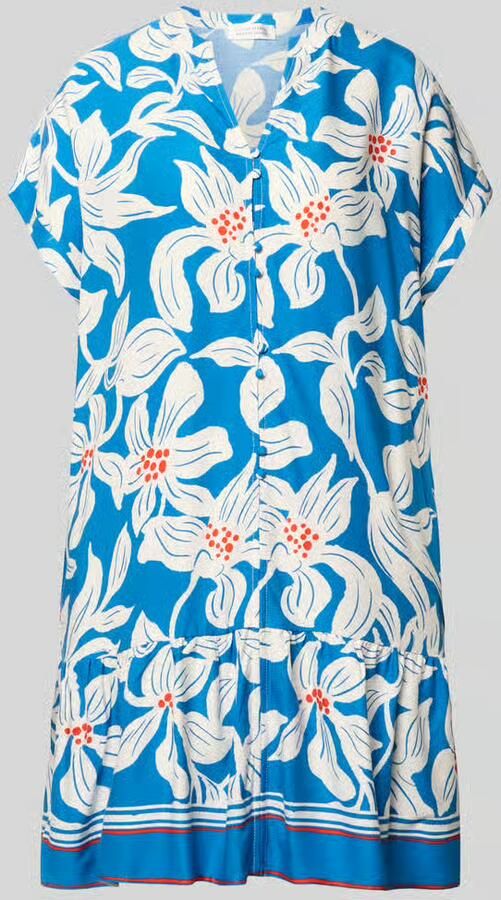 GUIDO MARIA KRETSCHMER WOMAN Knielange jurk van viscose met knoopsluiting model 'Rylie'