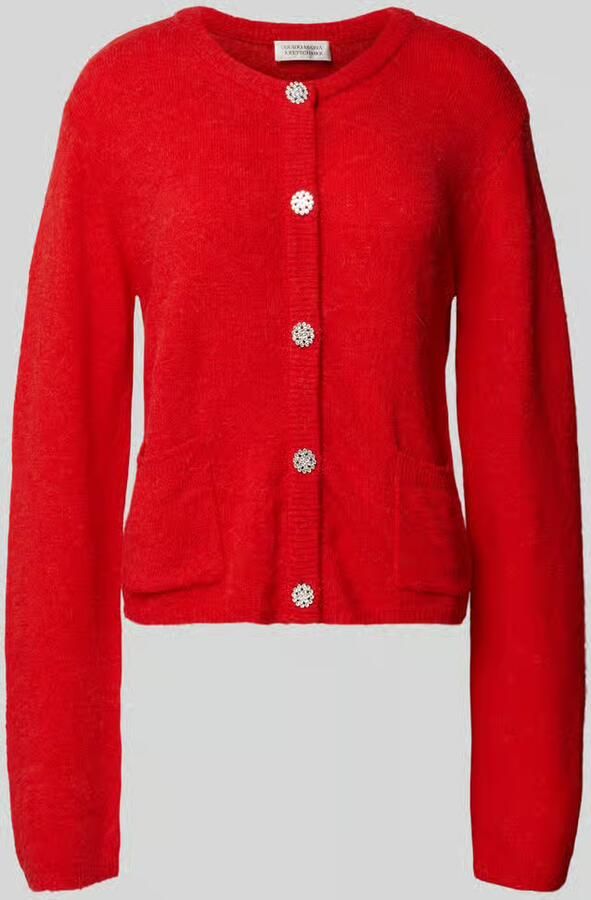 GUIDO MARIA KRETSCHMER WOMAN Loose fit gebreid jack met wol model 'Hanni' - Foto 2