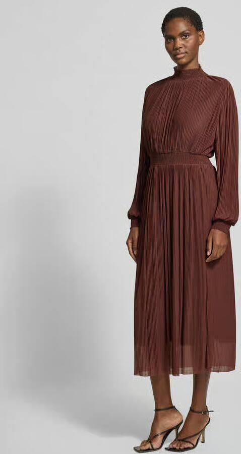 GUIDO MARIA KRETSCHMER WOMAN Maxi-jurk met opstaande kraag model 'Julia' - Foto 3