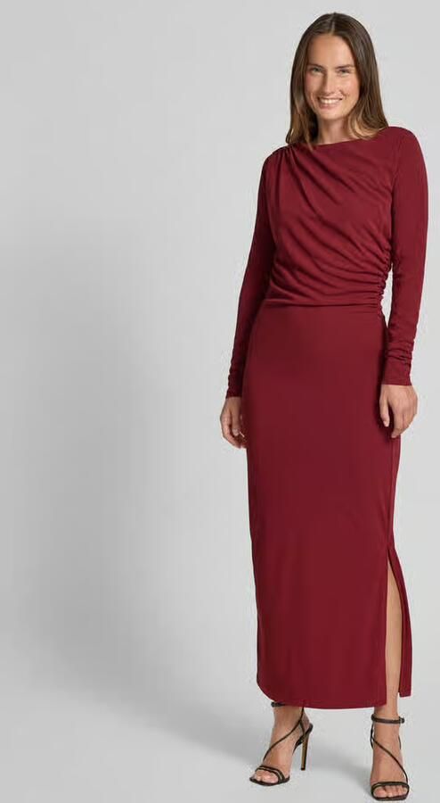 GUIDO MARIA KRETSCHMER WOMAN Slim fit maxi-jurk met plooidetail model 'Helen' - Foto 2