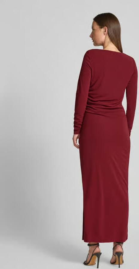 GUIDO MARIA KRETSCHMER WOMAN Slim fit maxi-jurk met plooidetail model 'Helen'