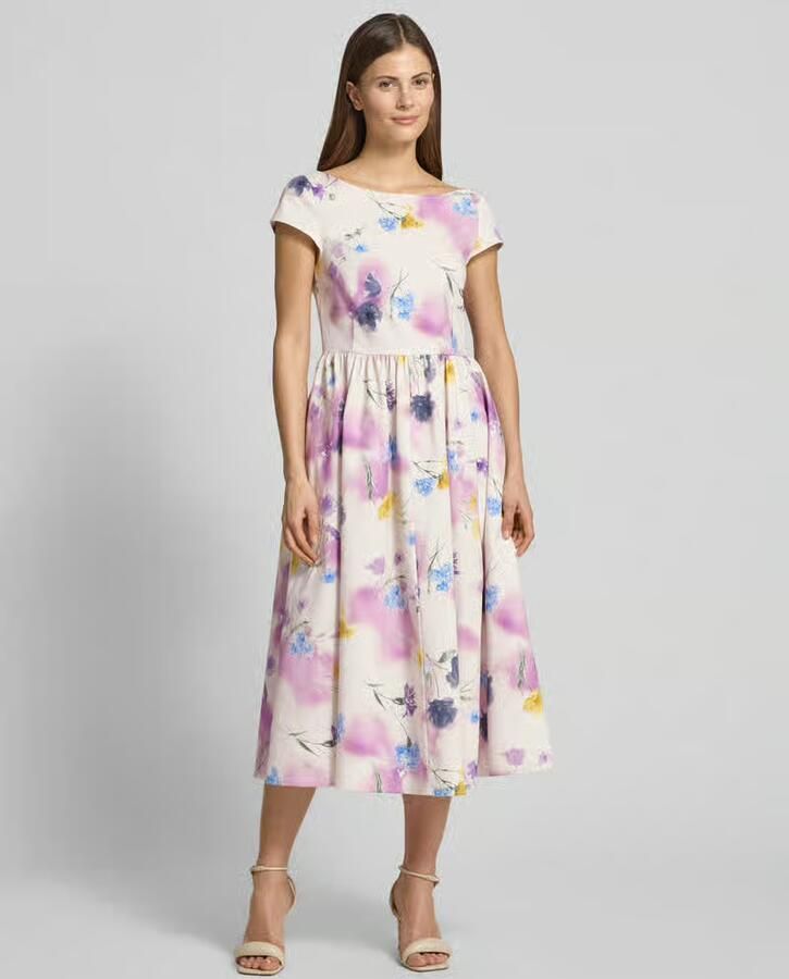 GUIDO MARIA KRETSCHMER WOMAN Midi-jurk met een florale all-over print Model 'Bridgerton' GMK for Bridgerton - Foto 2