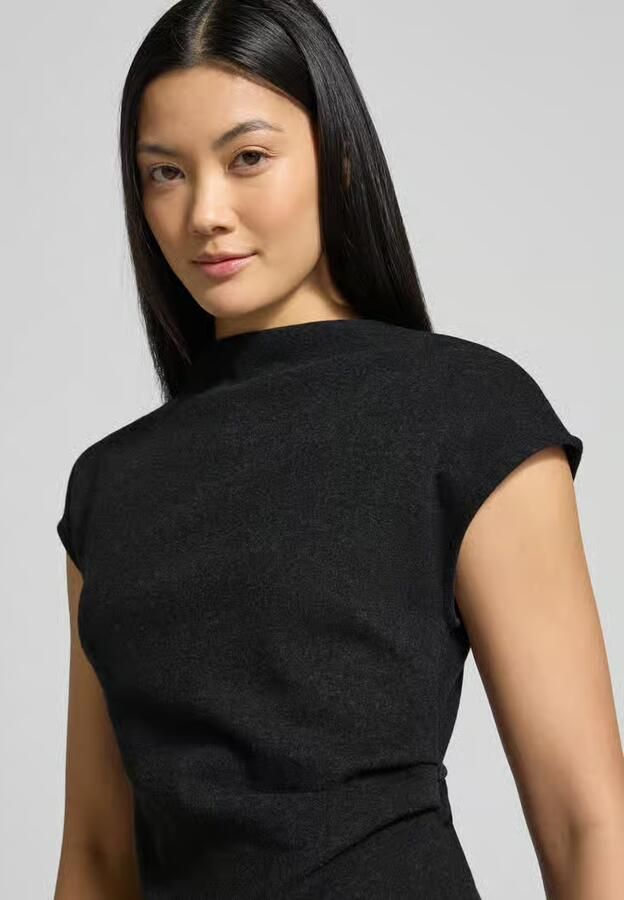 GUIDO MARIA KRETSCHMER WOMAN Midi-jurk met opstaande kraag model 'Dominique' - Foto 2