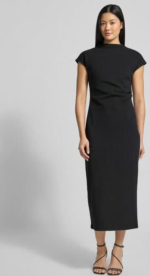 GUIDO MARIA KRETSCHMER WOMAN Midi-jurk met Opstaande kraag Model 'Dominique' - Foto 2