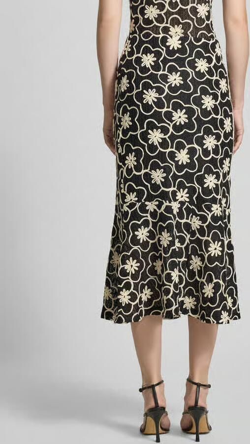 GUIDO MARIA KRETSCHMER WOMAN Midirok in semi-transparant design
