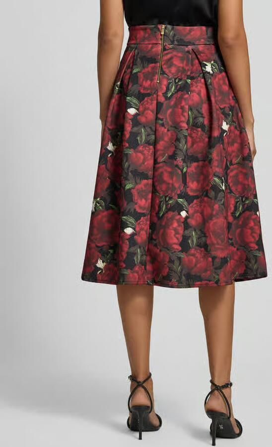 GUIDO MARIA KRETSCHMER WOMAN Midirok met stolpplooien model 'Paulina'