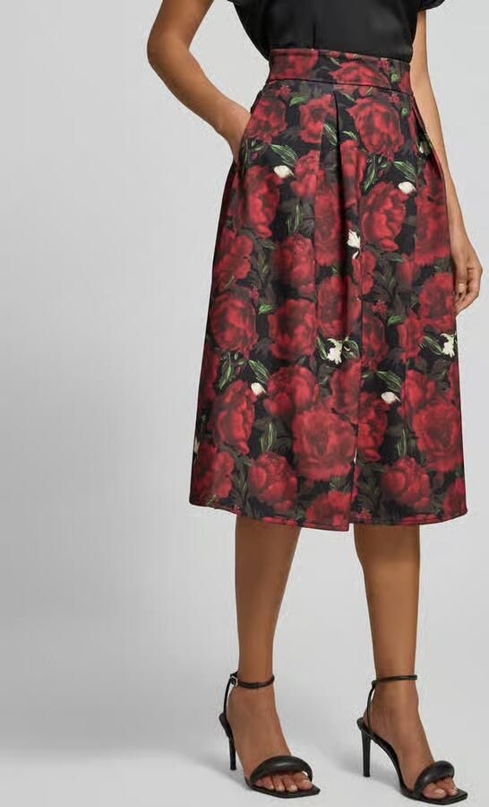 GUIDO MARIA KRETSCHMER WOMAN Midirok met stolpplooien model 'Paulina' - Foto 2
