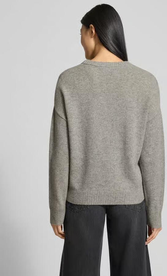GUIDO MARIA KRETSCHMER WOMAN Oversized gebreide pullover met geribde boorden model 'Fiona' - Foto 3