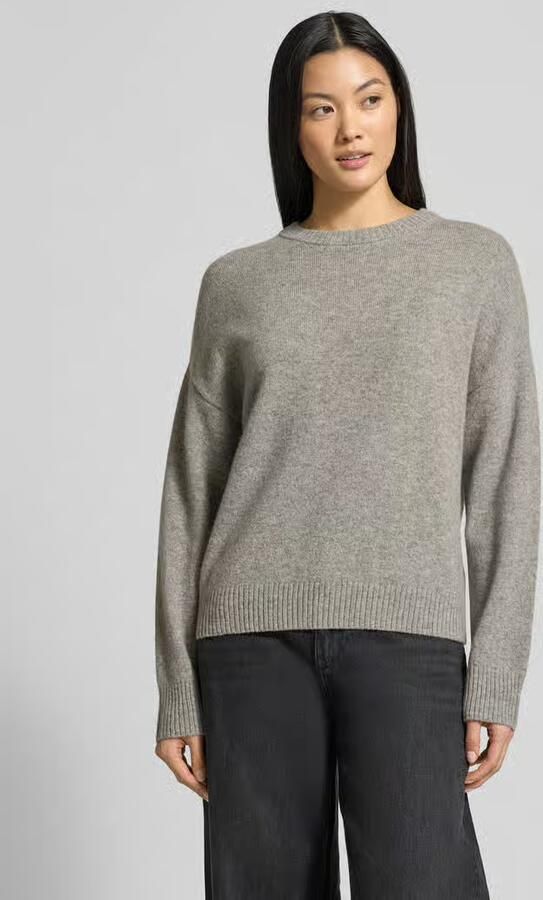 GUIDO MARIA KRETSCHMER WOMAN Oversized gebreide pullover met geribde boorden model 'Fiona' - Foto 4