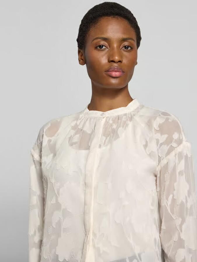 GUIDO MARIA KRETSCHMER WOMAN Regular fit blouse met bloemendesign model 'Malina' - Foto 2