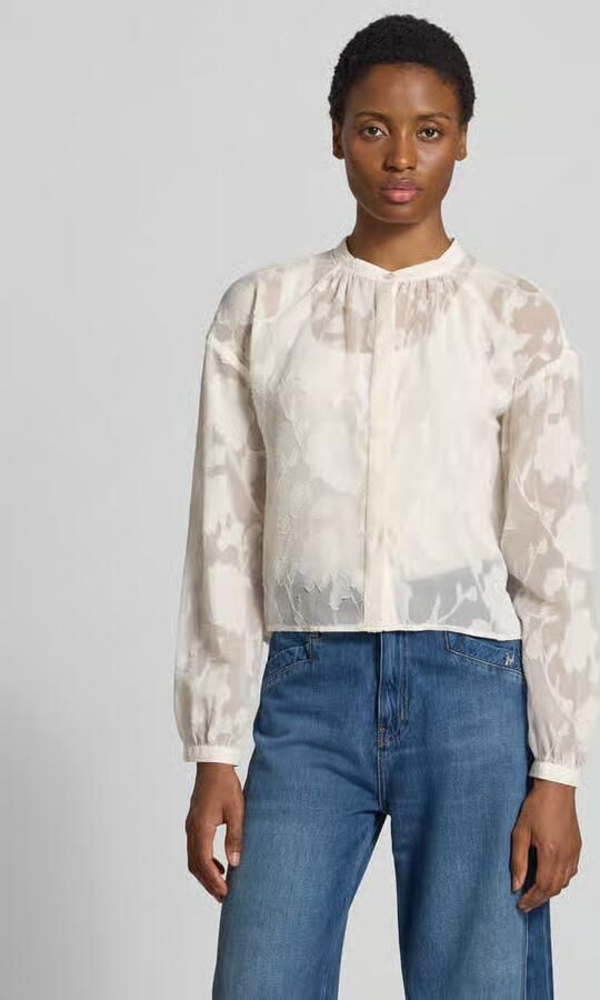 GUIDO MARIA KRETSCHMER WOMAN Regular fit blouse met bloemendesign model 'Malina' - Foto 2
