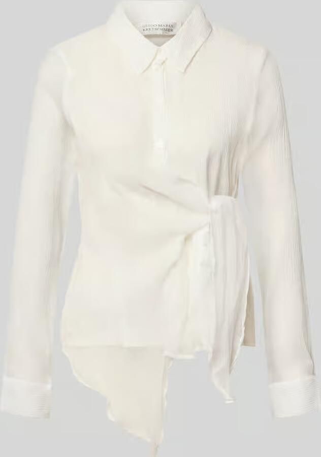 GUIDO MARIA KRETSCHMER WOMAN regular fit blouse met knoopdetail model 'Miley' - Foto 2