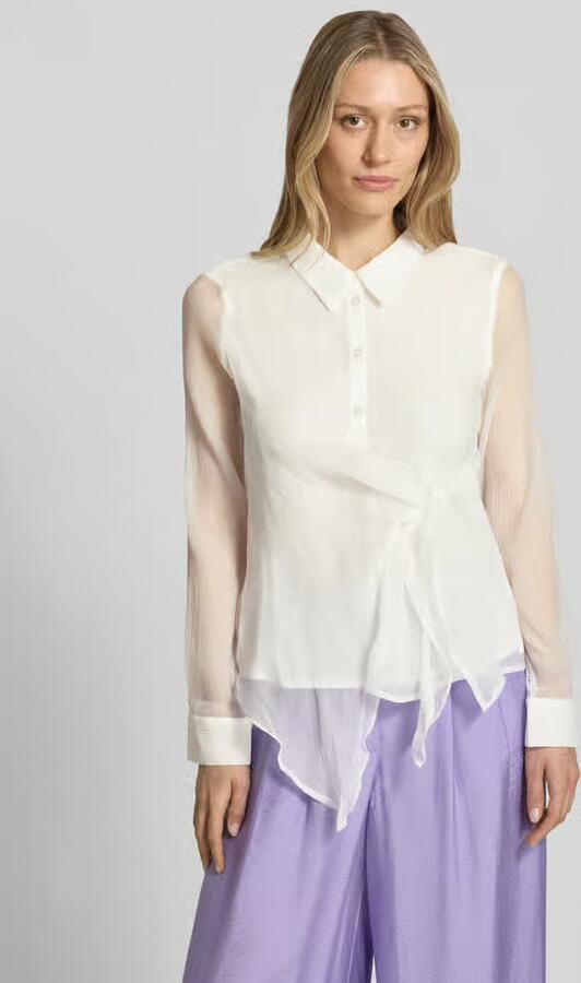 GUIDO MARIA KRETSCHMER WOMAN regular fit blouse met knoopdetail model 'Miley' - Foto 2