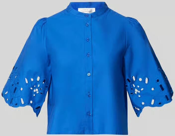 GUIDO MARIA KRETSCHMER WOMAN regular fit blouse met opengewerkte borduursels model 'Marika' - Foto 2