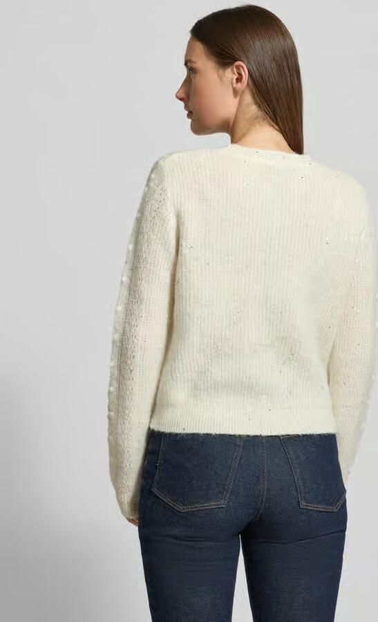 GUIDO MARIA KRETSCHMER WOMAN Regular fit gebreide pullover van wolmix met alpaca-aandeel model 'Rosalia'