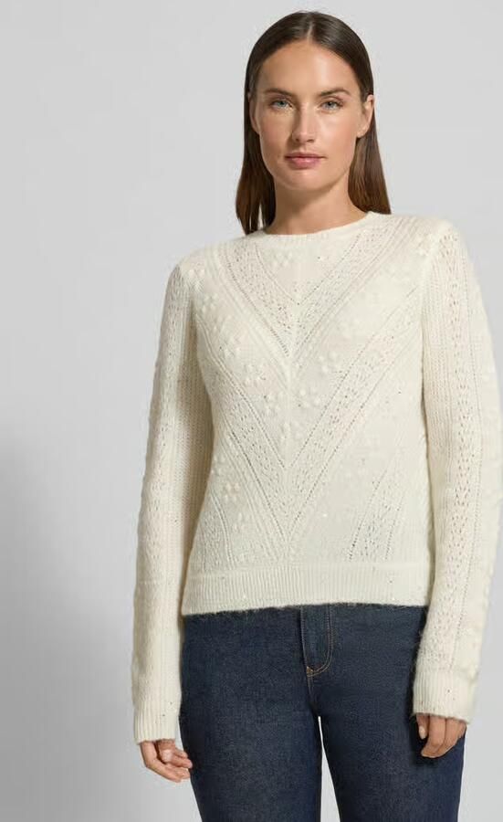 GUIDO MARIA KRETSCHMER WOMAN Regular fit gebreide pullover van wolmix met alpaca-aandeel model 'Rosalia' - Foto 2