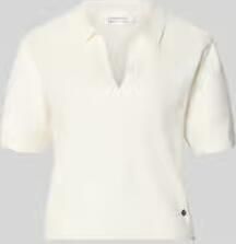 GUIDO MARIA KRETSCHMER WOMAN Regular Fit poloshirt met v-hals model 'Wilma'