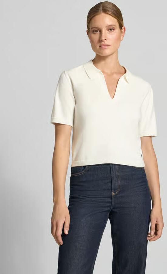 GUIDO MARIA KRETSCHMER WOMAN Regular Fit poloshirt met v-hals model 'Wilma' - Foto 3