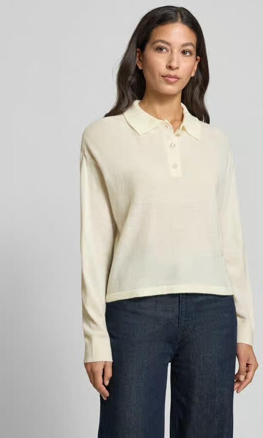 GUIDO MARIA KRETSCHMER WOMAN Regular fit shirt met lange mouwen in gebreide look model 'Patrizia' - Foto 2