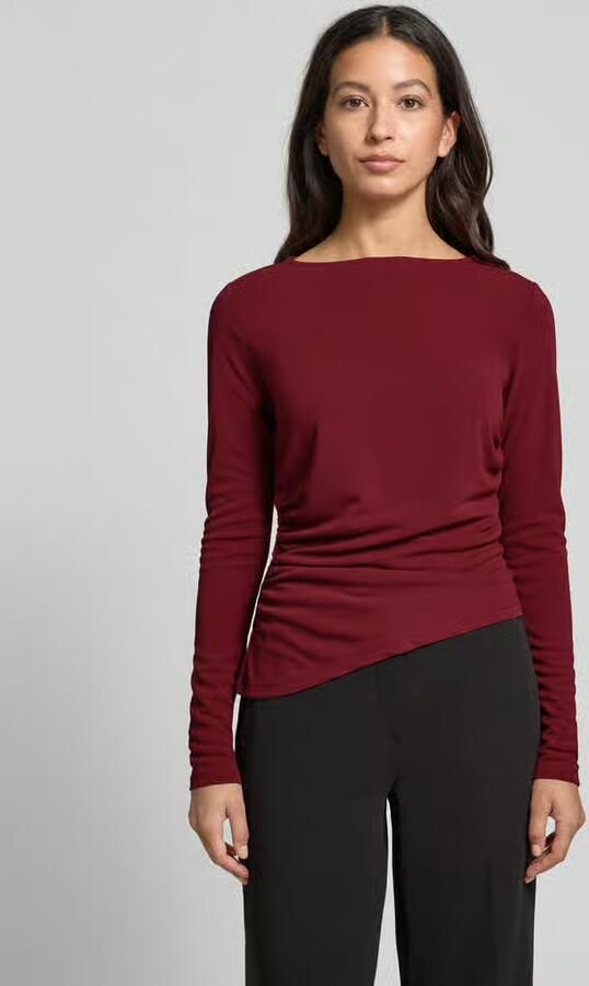 GUIDO MARIA KRETSCHMER WOMAN Regular fit shirt met lange mouwen in geplooide look model 'Hellen' - Foto 2