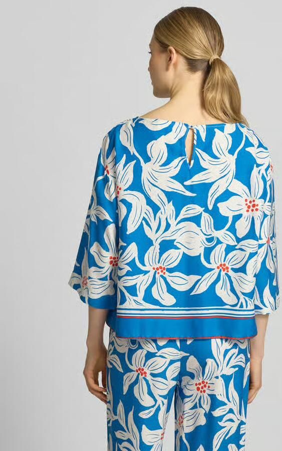 GUIDO MARIA KRETSCHMER WOMAN relaxed fit blouse van zuivere viscose model 'Rylie'