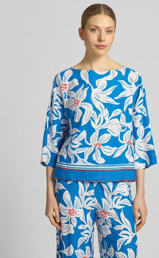 GUIDO MARIA KRETSCHMER WOMAN relaxed fit blouse van zuivere viscose model 'Rylie' - Foto 3