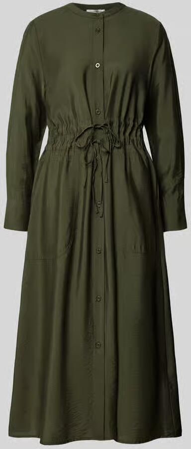 GUIDO MARIA KRETSCHMER WOMAN Relaxed fit midi-jurk van viscosemix model 'Mariela'
