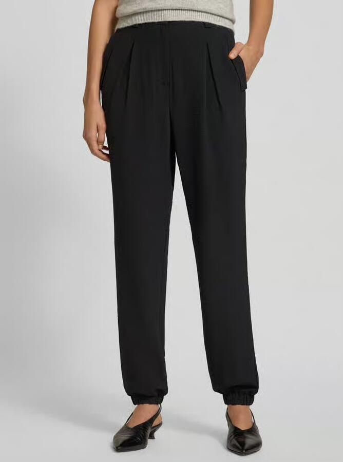 GUIDO MARIA KRETSCHMER WOMAN Relaxed fit stoffen broek met stolpplooien model 'Nele' - Foto 2