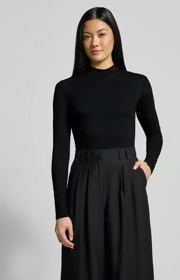 GUIDO MARIA KRETSCHMER WOMAN Shirt met lange mouwen met opstaande kraag model 'Jules' - Foto 3